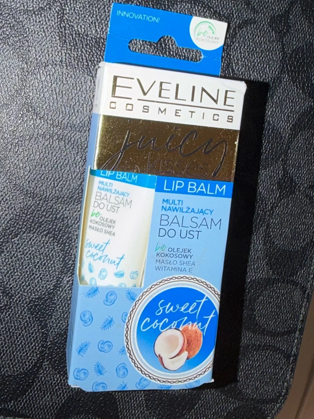 Eveline IMPORTED FROM POLAND EUROPE —sweet coconut lip balm tropical scent
